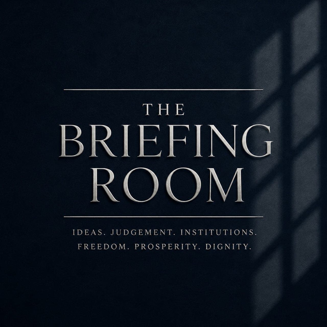The Briefing Room podcast artwork